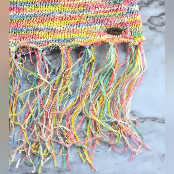 O'Neill Vibrant Knit Fringe Cropped Tank Top - Picture 4 of 7